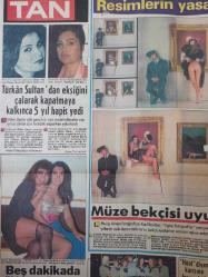 Tan Gazetesi - 18 Kasım 1985 - Türkan Şoray - Cengiz Özer - Nilgün Saraylı - Karl Reicher - Güler Demir - Teyp çalar gibi oto çalıyorlar! -
