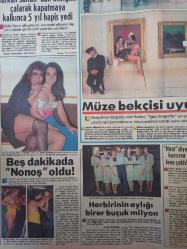 Tan Gazetesi - 18 Kasım 1985 - Türkan Şoray - Cengiz Özer - Nilgün Saraylı - Karl Reicher - Güler Demir - Teyp çalar gibi oto çalıyorlar! -