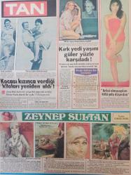 Tan Gazetesi - 6 Ocak 1984 - Bülent Ersoy - Kemal Arıkan - Harry Sasunyan - Brooke Shields - Meral Sima - Ursula Andress - Osman Öndeş - Peter Cooper -