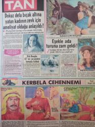 Tan Gazetesi - 8 Ağustos 1983 - Vicky Morgan - Canan Erdil - Fenerbahçe - Reşat İleri - Seks rezaletinin içyüzü! - Turgut Özal - Turgut Sunalp -