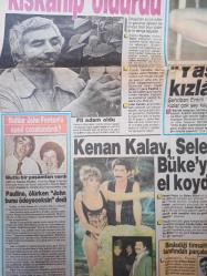 Tan 2 Gazetesi - 1 Kasım 1987 - Kenan Kalav - Arthur Baker - Selen Büke - Nilüfer Öz Poster - Verda Araz - Arabistan Sarayı'nı giydiriyor - Davetlere renk geldi -