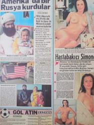 Tan Gazetesi - 23 Ocak 1986 - Hasbi Menteşoğlu - Amerika'da bir Rusya Kurdular - Hastabakıcı Simone - ''Demir Leydi'' ye inanılmaz teklif -