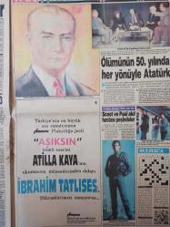 Tan Gazetesi - 10 Kasım 1988 - Mustafa Kemal Atatürk - Oya Aydoğan - Latif Demirbağ - Süleyman Yağız - Galatasaray - Kaçakçıların ''Kara günü'' -