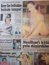 Tan 2 Gazetesi - 26 Ekim 1988 - Burçin Orhon - Yasemin Evcim - İçkinin yüzde bıraktığı izin fotoğrafı çekildi - Dilek, maymununa koca arıyor -