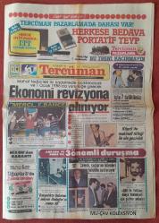 Tercüman Gazetesi 19 Eylül 1985 Ekonomi Revizyona Alınıyor,ABD İle Vatikan Dünya Hakimiyeti İçin Gizlice Anlaştı,Türkeş KKK İçin Evren'i Tavsiye Ediyor,F-16 Projesi Döviz Akıtacak,Yunan Ordusu Casus Kaynıyor