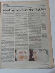 Cumhuriyet Strateji Gazetesi- 19 Temmuz 2004 - Sayı 3 - Saddam Hüseyin - Avrasyanın Kaderini Türkiye Belirleyecek - İlham Aliyev - Mihail Saakaşvili- Petropolitik Santranç