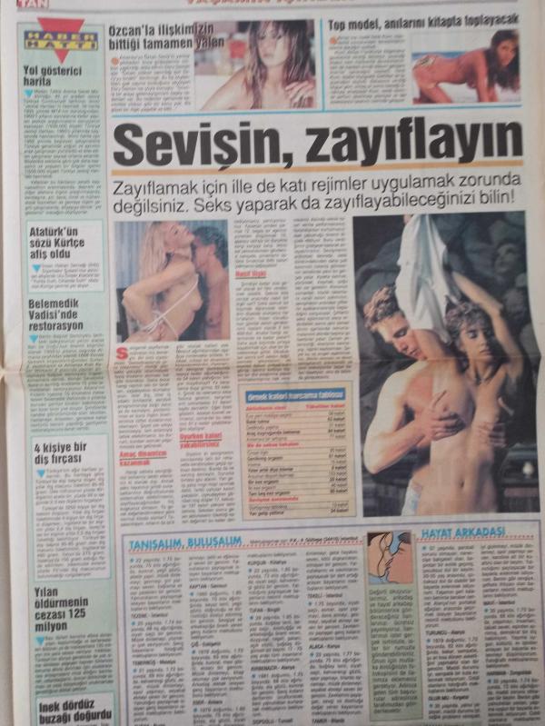 Tan Gazetesi 25 27 Eylül 2003 Gülben Ergen Özlem Savaş Çağla  