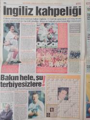 Tan Gazetesi - 25-27 Eylül 2003- Gülben Ergen- Özlem Savaş- Çağla Şikel- Hülya- Zeki Müren- Sue- dansöz Şahmaran- Sandra- İlyas Atak- Metin Şentürk- İffet Erkuvan-