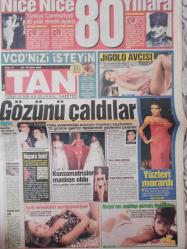Tan Gazetesi - 28-29 Ekim 2003- Murat Çelik- Deniz Akkaya- Yüksel Kantarcı- Özlem Selanik- Gökhan Özen- Deniz Pulaş- Deniz Akkaya- Ebru Destan- Selin Toktay- Yıldız Tilbe- Hilal Cebeci