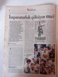 Cumhuriyet Strateji Gazetesi-21 Mart 2005 - Sayı 38 - Dolarla Yazı Tura - Şiddet Şiddeti Üretiyor - Filistin'de Direnişin Yeni Simgesi Hamas - Silvio Berlusconi - Bir Uzak Yakın Türkiye İran İlişkileri