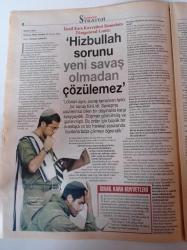 Cumhuriyet Strateji Gazetesi-18 Eylül 2006 - Sayı 116 - Tony Blair Angela Merkel ve Jacques Chirac Fotoğrafı - AB Jeopolitik Mücadeleyi Yitiriyor - Hizbullah Sorunu Savaş Olmadan Çözülemez - Çin'den Arap Merkezli Politikası - Laiklik Yıpranıyor - Ulusal Ordu Kurma Çabası