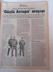 Cumhuriyet Strateji Gazetesi- 13 Şubat 2006 - Sayı 85 - Çin'in Önlemeyen Yükselişi - Güçlü Avrupa Arayışı - Irak'ta Koalisyon Zorunlu - Hazar'a Ortak Güç Önerisi - Yunan Silahlanması Ve Olası Savaş
