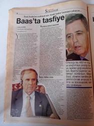 Cumhuriyet Strateji Gazetesi- 27 Şubat 2006 - Sayı 87 -  Beşar Esad Fotoğrafı - Esad'ın Hedefi Hedefin Dışına Çıkmak - Suriye Kürtlerle Barışıyor - Rus Donanması Yeniden Akdeniz'de- Renkli Devrim Geri Tepti - Haddam'ın Yerine El Şara