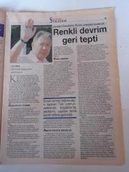 Cumhuriyet Strateji Gazetesi- 27 Şubat 2006 - Sayı 87 -  Beşar Esad Fotoğrafı - Esad'ın Hedefi Hedefin Dışına Çıkmak - Suriye Kürtlerle Barışıyor - Rus Donanması Yeniden Akdeniz'de- Renkli Devrim Geri Tepti - Haddam'ın Yerine El Şara