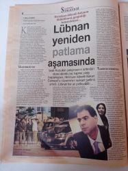 Cumhuriyet Strateji Gazetesi- 27 Kasım 2006 - Sayı 126 - Fırat Ve Dicle AB BM Gündeminde Türkiye'ye Su Kuşatması - Hedef Kıbrıs'taki Türk Askeri - Papa Türklerle Sorunlu - Yüzyılın Enerji Kaynağı Bor