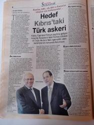 Cumhuriyet Strateji Gazetesi- 27 Kasım 2006 - Sayı 126 - Fırat Ve Dicle AB BM Gündeminde Türkiye'ye Su Kuşatması - Hedef Kıbrıs'taki Türk Askeri - Papa Türklerle Sorunlu - Yüzyılın Enerji Kaynağı Bor