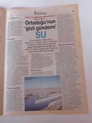 Cumhuriyet Strateji Gazetesi- 27 Kasım 2006 - Sayı 126 - Fırat Ve Dicle AB BM Gündeminde Türkiye'ye Su Kuşatması - Hedef Kıbrıs'taki Türk Askeri - Papa Türklerle Sorunlu - Yüzyılın Enerji Kaynağı Bor