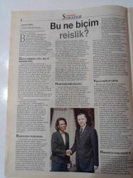 Cumhuriyet Strateji Gazetesi-19 Kasım 2007 - Sayı 177 - George Bush Ve Recep Tayyip Erdoğan Fotoğrafı - Türkiye'nin Terörle Mücadele Krizi - ABD İran'ı Tehdit Ediyor - Bosna'nın Krizi Hep Hazır - İlham Aliyev