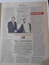 Cumhuriyet Strateji Gazetesi-19 Kasım 2007 - Sayı 177 - George Bush Ve Recep Tayyip Erdoğan Fotoğrafı - Türkiye'nin Terörle Mücadele Krizi - ABD İran'ı Tehdit Ediyor - Bosna'nın Krizi Hep Hazır - İlham Aliyev