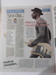 Cumhuriyet 22. İstanbul Caz Festivali Gazetesi -27 Haziran 15 Temmuz 2015 -Gece Gece İçiniz Caz Edecek - Marcus Miller İle Heyecanlı Ritimler - Su İdil - Edilenlerin Yanında Şiddete Karşı Bir Ses Joan Baez - Alışılmadık Bir Müzik Büyücüsü Tigran Hamasyan - Misyoner Bir Müzik Adamı Jools Holland