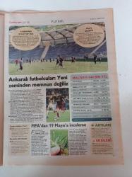 Cumhuriyet Spor Gazetesi - 9 Eylül 2008 - Semih Şentürk Fotoğrafı - Atlar Havuzda - Suni Çimde Suni Futbol - Kemal Aslan Fenerbahçe'den Körfez'e- Tekvandonun Pekin Kraliçesi Azize Tanrıkulu
