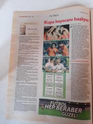 Cumhuriyet Spor Gazetesi - 28 Ekim 2008 - David Beckham Fotoğrafı - Futbolcu Mu Reklam Yıldızı Mı - Yükselen Değer UEFA - Fenerbahçe Basketbol Takımı - Dövüş Sanatıyla Kilo Ver