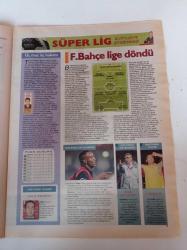 Cumhuriyet Spor Gazetesi - 28 Ekim 2008 - David Beckham Fotoğrafı - Futbolcu Mu Reklam Yıldızı Mı - Yükselen Değer UEFA - Fenerbahçe Basketbol Takımı - Dövüş Sanatıyla Kilo Ver