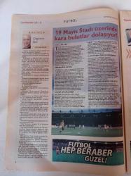 Cumhuriyet Spor Gazetesi - 23 Aralık 2008 - Sivas Yine Doludizgin - Fenerbahçe Ülker'in Dönüşü - Filede Devre Arası - Zirvenin Ortağı Çok - Süper Lig'in Raporu İlk Bölümün En'leri