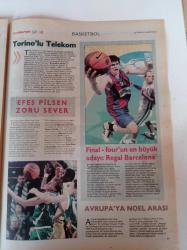Cumhuriyet Spor Gazetesi - 23 Aralık 2008 - Sivas Yine Doludizgin - Fenerbahçe Ülker'in Dönüşü - Filede Devre Arası - Zirvenin Ortağı Çok - Süper Lig'in Raporu İlk Bölümün En'leri