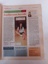 Cumhuriyet Spor Gazetesi - 16 Aralık 2008 - Tuncay Şanlı Ada'yı Sallıyor - UEFA'da Kadıköy Yolu Çok Uzun - Sivas'ta Futbol Devrimi - Bülent Uygun -Kaya Peker Avrupa'yı Hatırladık - Voleybol Liginin Değeri