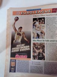 Cumhuriyet Spor Gazetesi - 9 Aralık 2008 -  George Best'in Yolunda -Engelleri El Ele Verip Aşıyoruz - Altın Çocuk Cristiano Ronaldo - Beşiktaş'ta Değişim Rüzgarı - Türk Telekomun Demir Çekiç'i