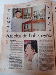Cumhuriyet Spor Gazetesi - 19 Eylül 2006 - Yılmaz Vural Futbolcuda Bahis Oynar -  Hakem Doğan Babacan - Gemisini Terk Etmeyen Kaptan Del Pierro - Zenginler Kulübü - Uçan Kaleci Cihat Arman