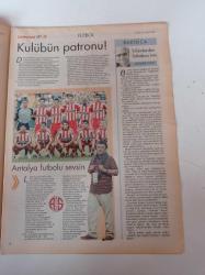 Cumhuriyet Spor Gazetesi - 19 Eylül 2006 - Yılmaz Vural Futbolcuda Bahis Oynar -  Hakem Doğan Babacan - Gemisini Terk Etmeyen Kaptan Del Pierro - Zenginler Kulübü - Uçan Kaleci Cihat Arman