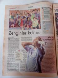 Cumhuriyet Spor Gazetesi - 19 Eylül 2006 - Yılmaz Vural Futbolcuda Bahis Oynar -  Hakem Doğan Babacan - Gemisini Terk Etmeyen Kaptan Del Pierro - Zenginler Kulübü - Uçan Kaleci Cihat Arman