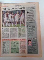 Cumhuriyet Spor Gazetesi - 19 Eylül 2006 - Yılmaz Vural Futbolcuda Bahis Oynar -  Hakem Doğan Babacan - Gemisini Terk Etmeyen Kaptan Del Pierro - Zenginler Kulübü - Uçan Kaleci Cihat Arman