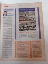 Cumhuriyet Spor Gazetesi - 14 Kasım 2006 - Futbolun Şiiri Fena Halde Yaşam- Gençliğim Eyvah - Rasim Kara Beşiktaş Nereye - Unutulan Efsane Veli Balli- Futbolun Tercümanı Mourinho - Nuri Şahin