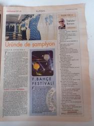 Cumhuriyet Spor Gazetesi - 12 Haziran 2007- Roberto Carlos Fotoğrafı - Fenerbahçe Kendini Aşıyor - Tugay Kerimoğlu Bütün Tabuları Yıkan Adam - Ralli'nin Dinç Dünyası - Sporama