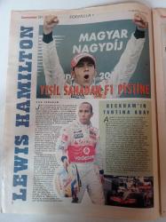 Cumhuriyet Spor Gazetesi - 21 Ağustos 2007 - Kaya Peker Önemli Olan Forma Aşkı - Bizim Parkta Dev Kapışma - Günah Keçisi Trabzonspor -  Golü Koklayan Adam Semih Şentürk - Atıcının Dostu Sponsor