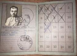 Aydın Nazilli Maaşlı ve Ücretli Memur ve Müstahdemlere Mahsus Karne 1953