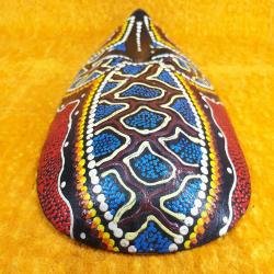 VINTAGE EL YAPIMI AFRİKA MASK BOY 32 cm