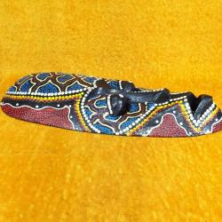 VINTAGE EL YAPIMI AFRİKA MASK BOY 32 cm