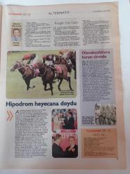 Cumhuriyet Spor Gazetesi - 17 Haziran 2008 - Euro 2008 - Bunun İçin Doğdunuz - A Milli Takım - Ömer Aşık - Oğuz Savaş - Semih Erden - Viyana'da Türk Valsi - Nihat Kahveci