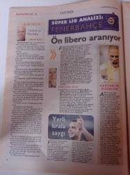Cumhuriyet Spor Gazetesi - 19  Ağustos 2008 - 51 Yıllık Dost - İnsan Üstü Yüzücü - Sinan Güler Beni İzlemeye Devam Edin - Micheal Phelps İnsan Üstü Bir Yüzücü - 2008 2009 Turkcell Süper Lig Fikstürü - Semih Şentürk