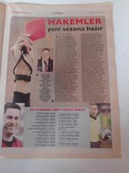 Cumhuriyet Spor Gazetesi - 19  Ağustos 2008 - 51 Yıllık Dost - İnsan Üstü Yüzücü - Sinan Güler Beni İzlemeye Devam Edin - Micheal Phelps İnsan Üstü Bir Yüzücü - 2008 2009 Turkcell Süper Lig Fikstürü - Semih Şentürk