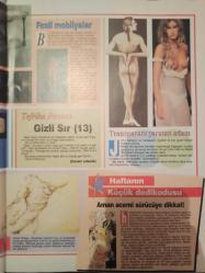 Star Dergisi- 19 Ocak 1992- Tony Curtis- Liza Minelli- Ahmet Mithat Efendi- Mete Akyol- John Galliano- Michael Parkes- Son İnka Prensi evlendi- Ahmet Mithat