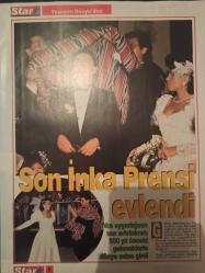 Star Dergisi- 19 Ocak 1992- Tony Curtis- Liza Minelli- Ahmet Mithat Efendi- Mete Akyol- John Galliano- Michael Parkes- Son İnka Prensi evlendi- Ahmet Mithat