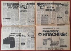 Tercüman Gazetesi 23 Nisan 1985 Barış Fidanı Boy Atıyor,Özal 