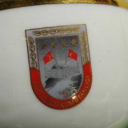 P7---MİLLİ SARAYLAR YILDIZ PORSELEN 1.ORDU KOMUTANLIĞI ANILAR GECESİ 2005  TABAKSIZ TEK KAHVE FİNCANI