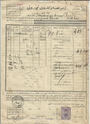 İZMİR KASABA VE TEMDİDİ DEMİRYOLU ŞİRKETİ HAMULE SENEDİ (2)...