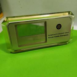 K119---TAYVAN ÜRETİMİ SAUDİ CABLE COMPANY PROMOSYONU DİGİTAL SAAT--ÇALIŞMIYOR PİL KAPAĞI YOK